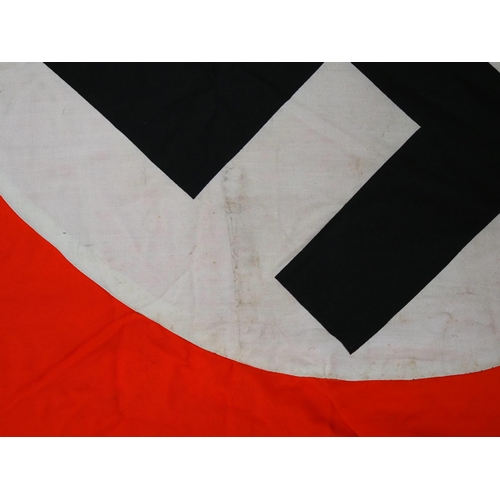 252 - WWII German Nazi NSDAP double sided party banner 45