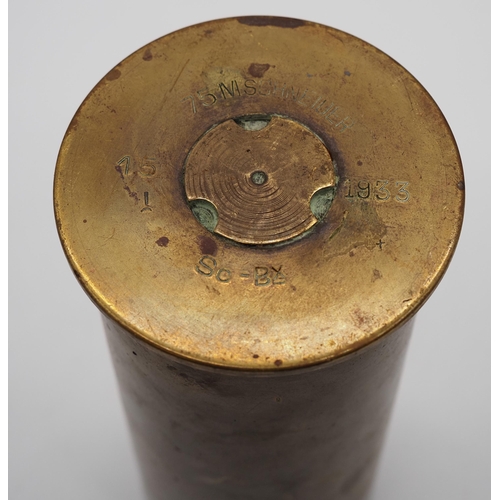 232 - 1933 WWII time used by German Artillery 7.5cm Schneider shell