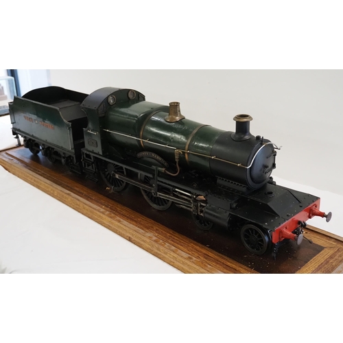 35 - Great Western Railway 3836 County of Warwick model steam locomotive and tender 43½