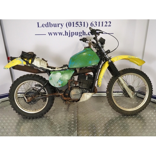 Yamaha IT400 motorcycle project. 1977. US import with Nova document. No ...