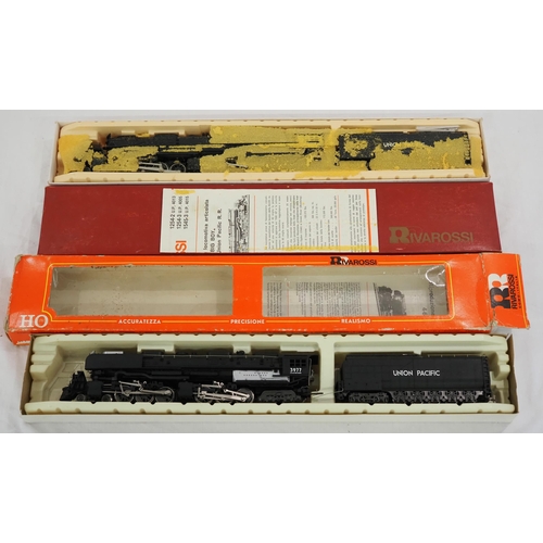 40 - Rivarossi 1254 Big Boy and Rivarossi 1200 Challenger HO gauge locomotives and tenders, boxed