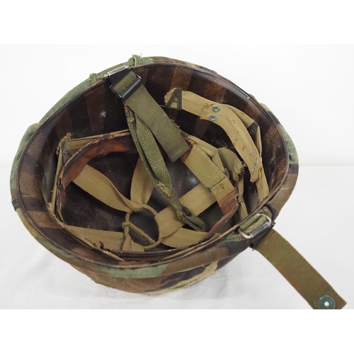 314 - US army camouflage helmet