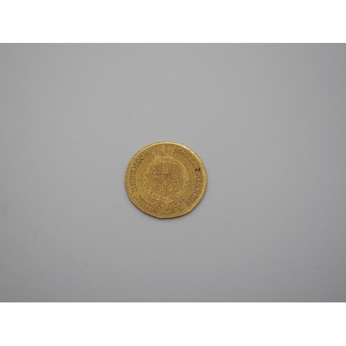 401 - 1804 Gold half guinea coin. Approx. 4.2g