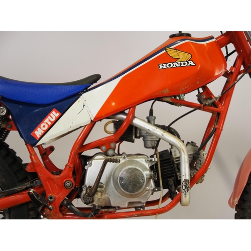 Honda TLM50 motorcycle. No compression. No docs. No keys