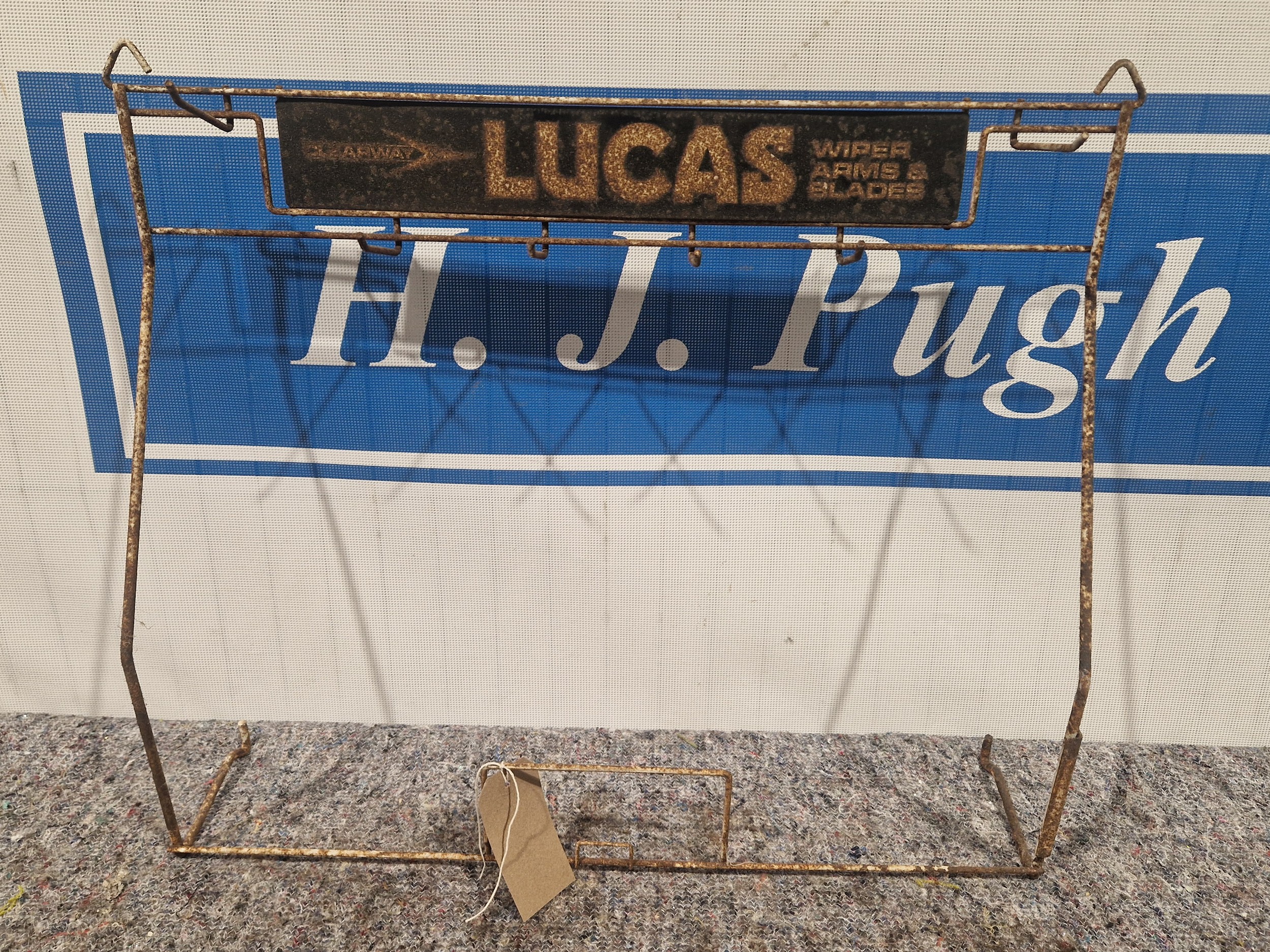 Lucas wiper blade rack very early