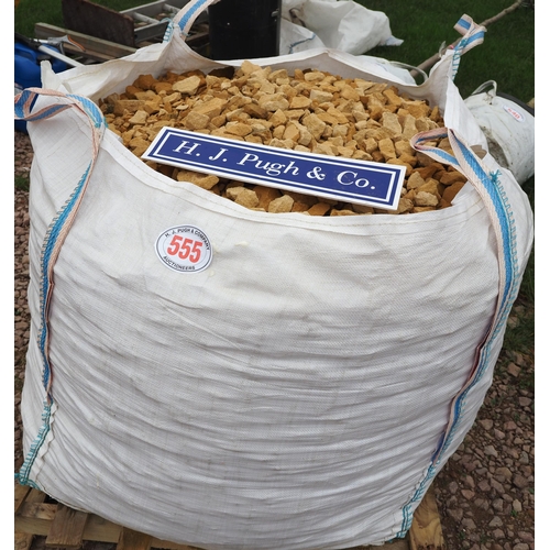 555 - Bag of Cotswold chippings