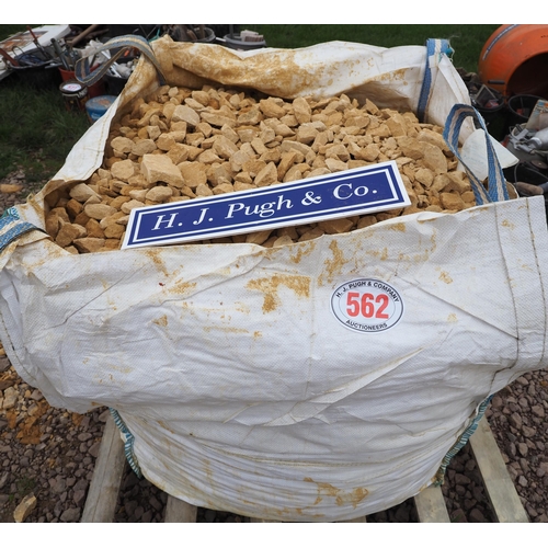 562 - Bag of Cotswold stone chippings