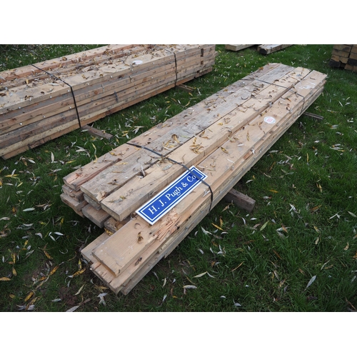 1053 - Reclaimed timbers 2.7m x140x45 - 20