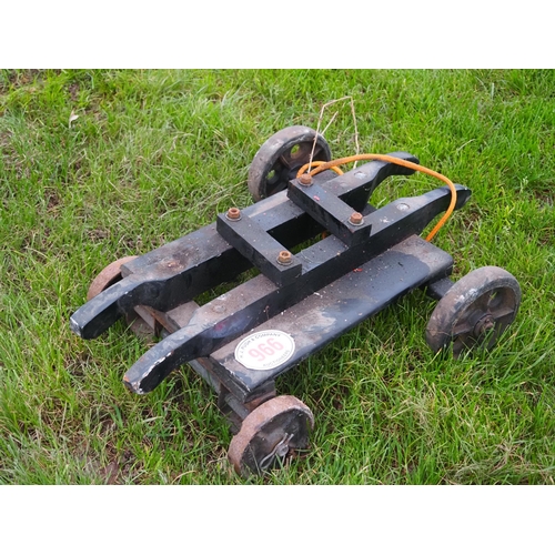 966 - Stationary engine trolley