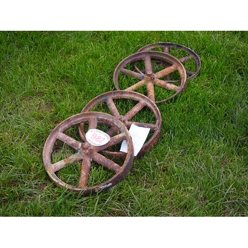 982 - Cast iron wheels - 4