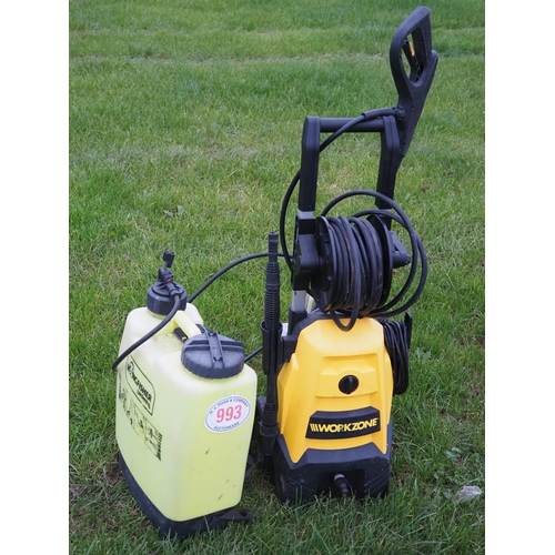 993 - Sprayer and pressure washer