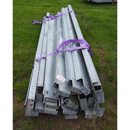 1503 - Galvanised parts 2.7m - 20