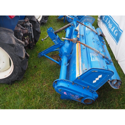 1580 - Iseki TU1700 compact tractor and RA1400 rotavator