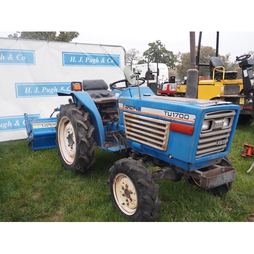 1580 - Iseki TU1700 compact tractor and RA1400 rotavator