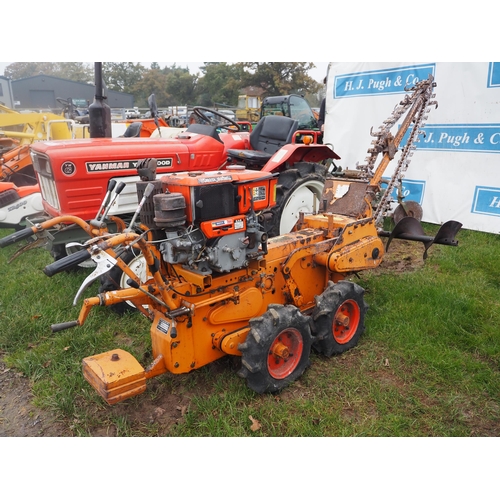 1582 - Kawabe pedestrian wheeled trencher