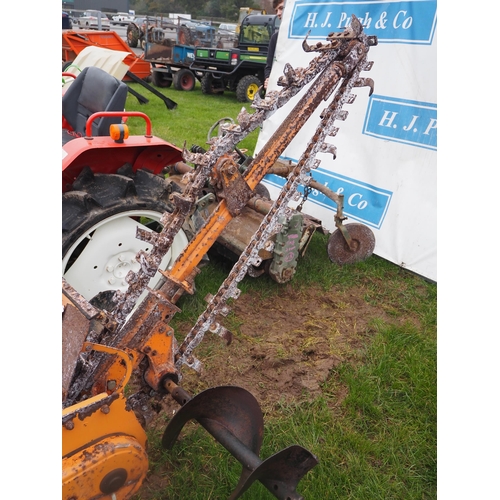 1582 - Kawabe pedestrian wheeled trencher