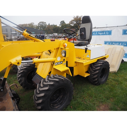 1587 - TCM 808A Loading shovel. Key in office. Runs and drives