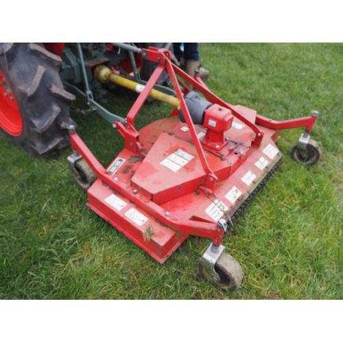 1599 - Yanmar YM2610D tractor with power loader, roll bar and Sitrex 150 rotary mower. Showing 1218 hours. ... 