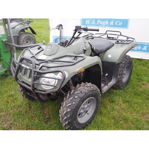 1600 - Arctic Cat 400 quad. Runs but needs attention. Key in office