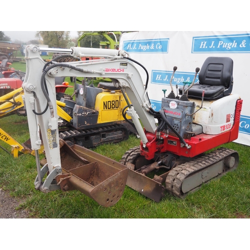 1605 - Takeuchi TB108 mini digger