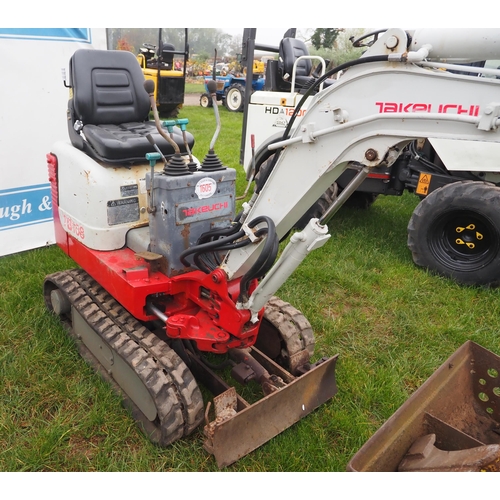 1605 - Takeuchi TB108 mini digger