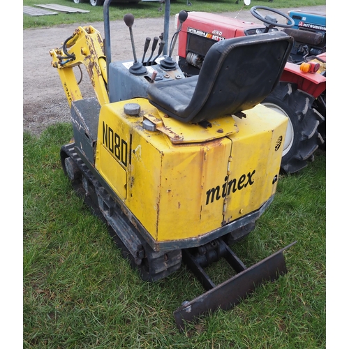 1606 - Tracked mini digger