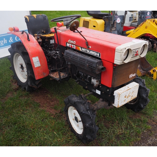 1607 - Mitsubishi MT13 4WD compact tractor