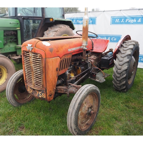 1614 - Massey Ferguson 35 tractor. Runs and drives. Reg. JEP 756