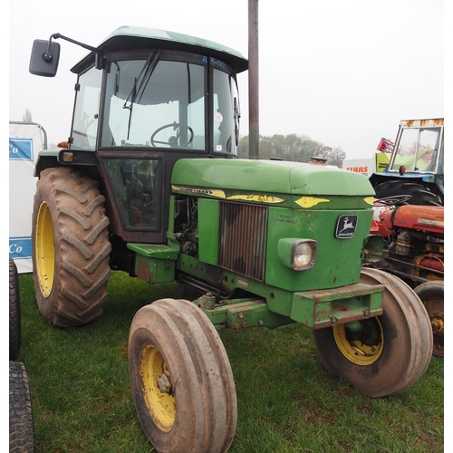 1615 - John Deere 2140 Power Synchro 2WD tractor. 1986. Runs and drives . Reg. D522 NKY. V5 and key in offi... 