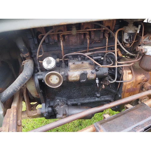 1618 - Ferguson FE35 grey and gold tractor with roll bar. 1957. S/No. SDM56355. From a deceased estate. Run... 