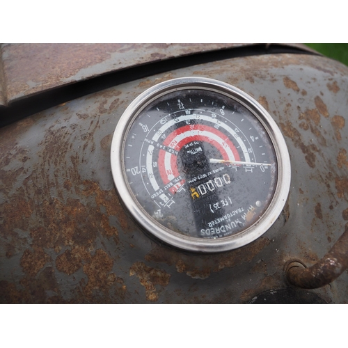 1618 - Ferguson FE35 grey and gold tractor with roll bar. 1957. S/No. SDM56355. From a deceased estate. Run... 