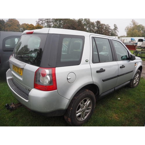 1841 - Land Rover Freelander, 2007. MOT until 27/10/25. Reg. OV57 ZDJ. V5 and key in office