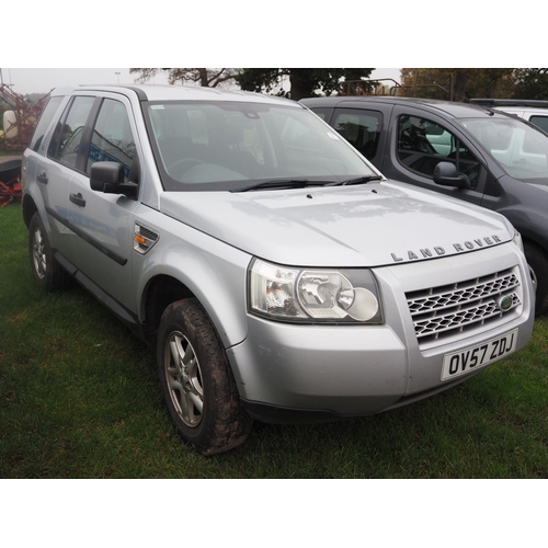 1841 - Land Rover Freelander, 2007. MOT until 27/10/25. Reg. OV57 ZDJ. V5 and key in office