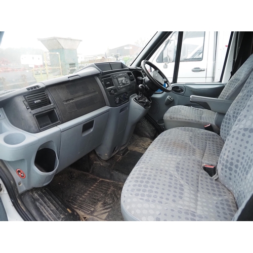 1844 - Ford Transit tip truck. Runs and drives. Topper works well. Genuine sale. MOT until 01/02/25. Reg. C... 