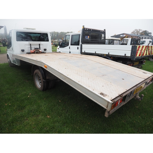 1847 - Ford Transit beaver tail. CAT S on 19.6.2019. C/w winch and ramps. Reg. DU59 NZP. Key and V5 in offi... 