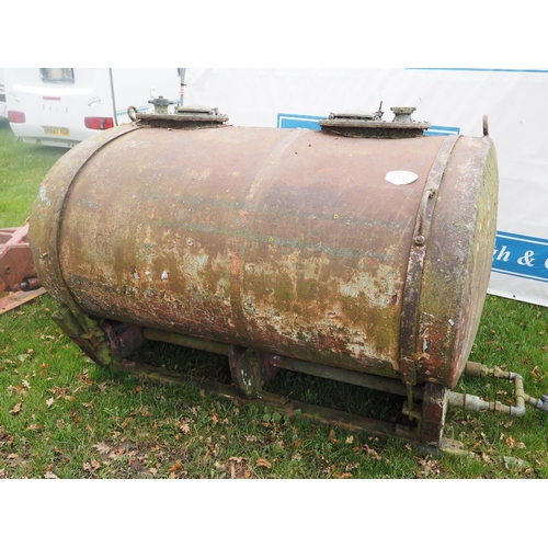 1911 - Steel fuel bowser tank