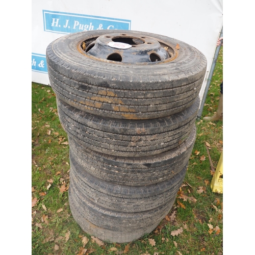 1925 - 6 Stud wheels and tyres 215/75R17 - 6