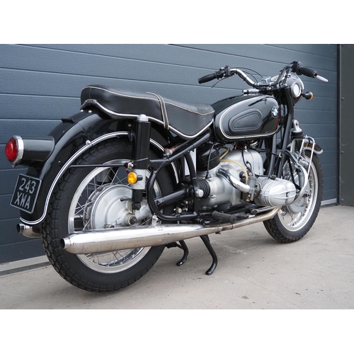 BMW R69 motorcycle 1960. 590cc Frame No. 654891 Engine No. 654891 ...