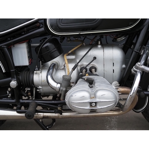 BMW R69 motorcycle 1960. 590cc Frame No. 654891 Engine No. 654891 ...