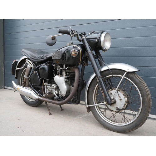 838 - Velocette Venom motorcycle. 1956. 500cc
Frame No. RS8847
Engine No. VM1436
Engine turns over with co... 
