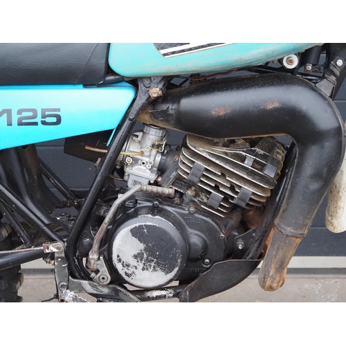 Yamaha IT125 motocross bike. Frame No. 3R9-004490 Engine No. 3R9-004490 ...
