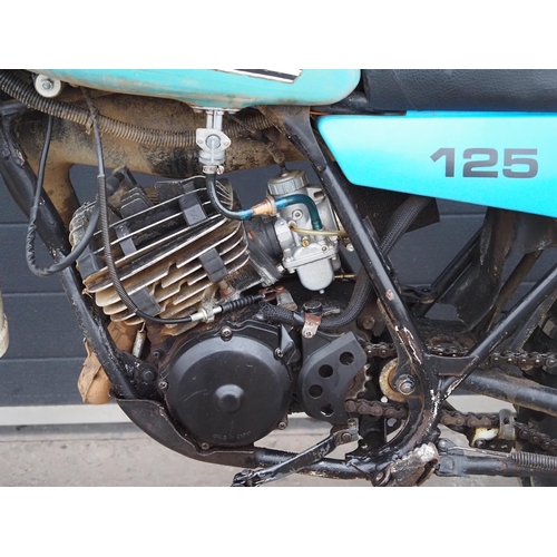Yamaha IT125 motocross bike. Frame No. 3R9-004490 Engine No. 3R9-004490 ...