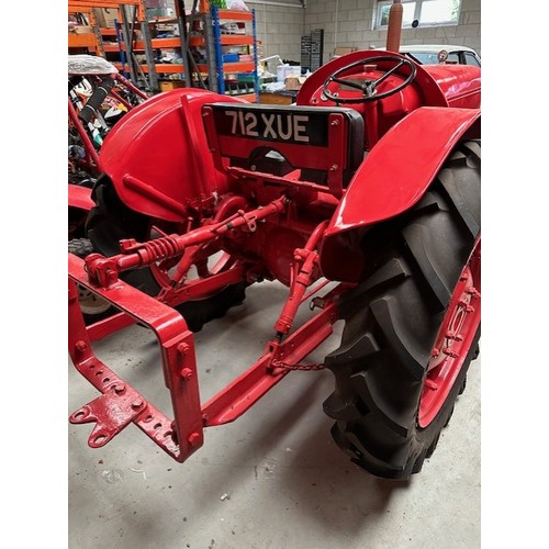 139 - David Brown Cropmaster VK1 tractor, 1948. Fully restored. Reg. 712 XUE.