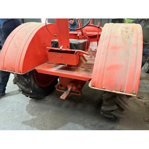 141 - Allis Chalmers model U tractor, 1943. Been in the same family since new. S/No. 17398. Reg. JTA 186. ... 