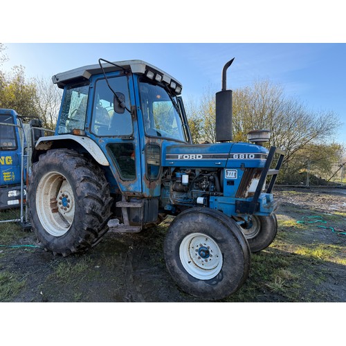 140 - Ford 6810 Series 3 2WD tractor, 1991. All new tyres, reliable tractor. Driven to sale site. All work... 