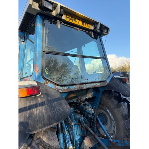 140 - Ford 6810 Series 3 2WD tractor, 1991. All new tyres, reliable tractor. Driven to sale site. All work... 