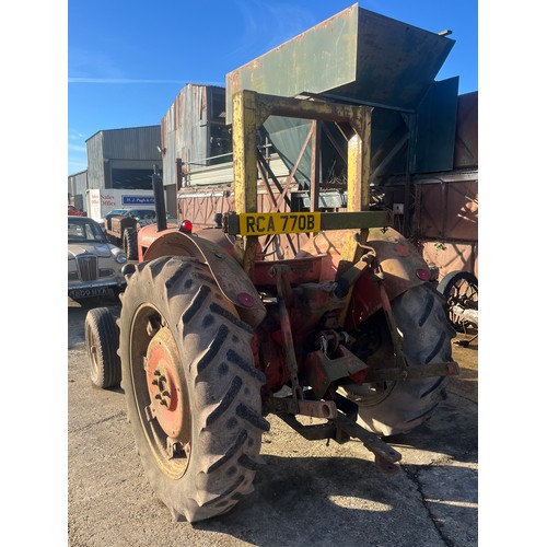 143 - Nuffield 4/60 tractor. Driven to sale site, tow-start. V5