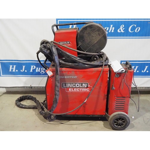 Lincoln 425S Powertec welder with LF24M wire feed unit