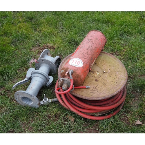 110 - Irrigation parts, hose, etc.