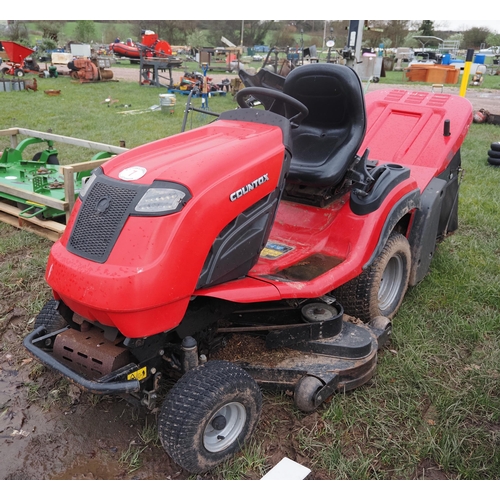 7 - Countax C80 ride on mower. Key in office